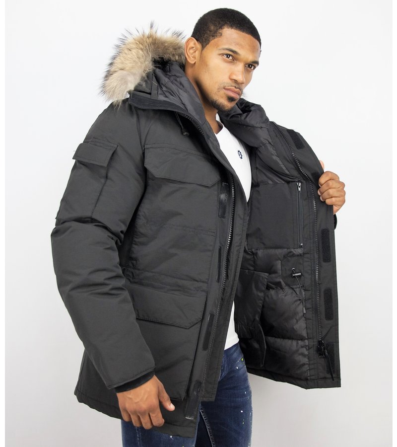 Beluomo Fur Collar Coat Men Winter, Marc New York Men S Winter Coats