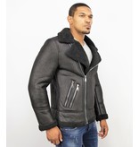 Frilivin Short Lammy Coat For Men - Black