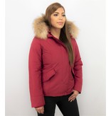 TheBrand Women Short Winter Jacket - Red