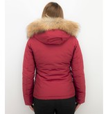 TheBrand Women Short Winter Jacket - Red