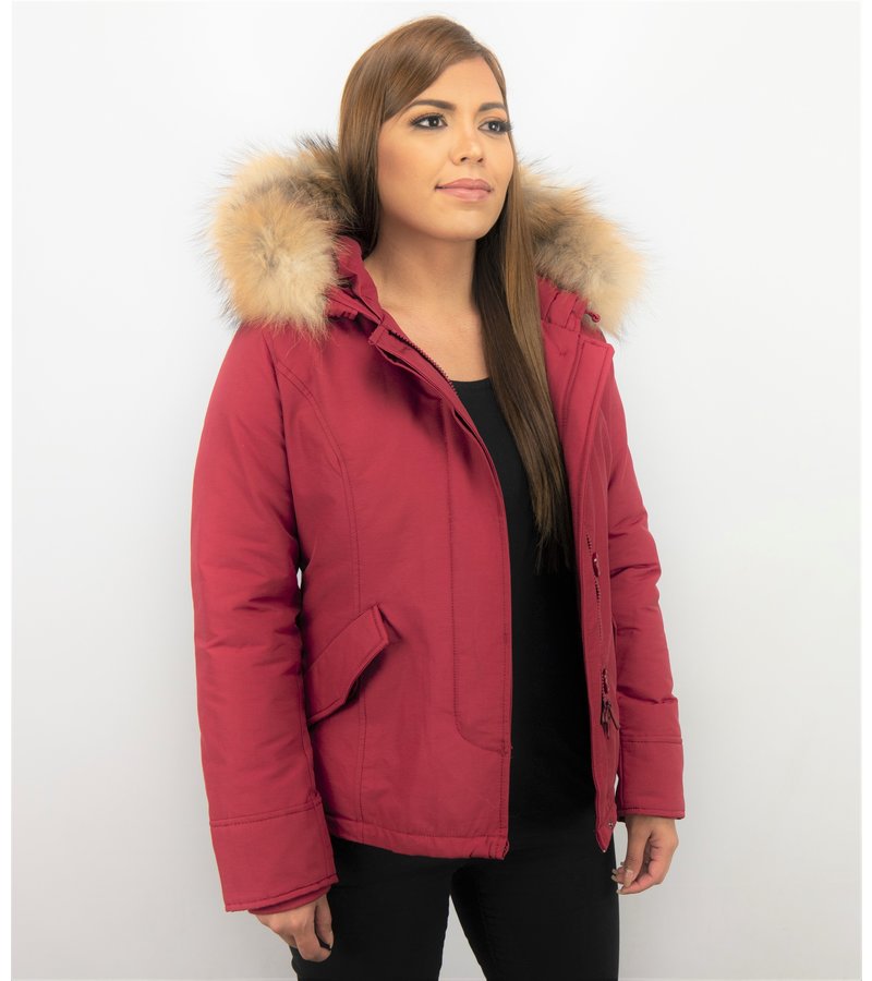 TheBrand Women Short Winter Jacket - Red