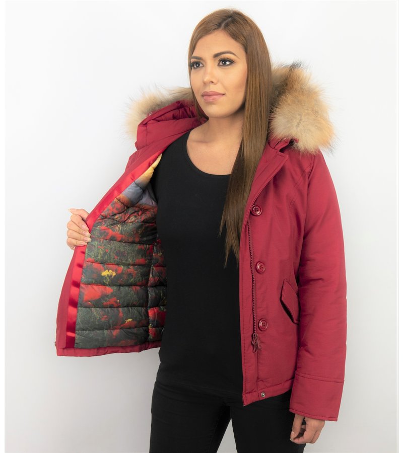 TheBrand Women Short Winter Jacket - Red