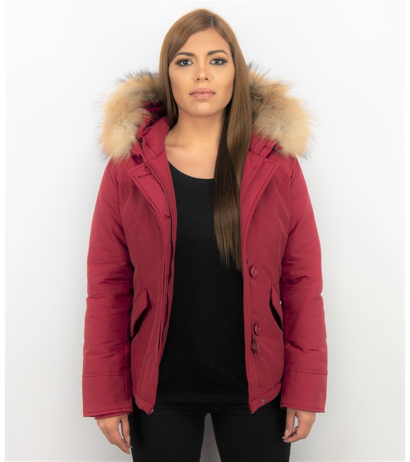 TheBrand Women Short Winter Jacket - Red