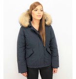 TheBrand Women Short Winter Jacket - Blue
