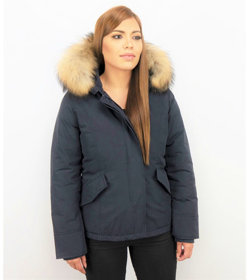 TheBrand Women Short Winter Jacket - Blue