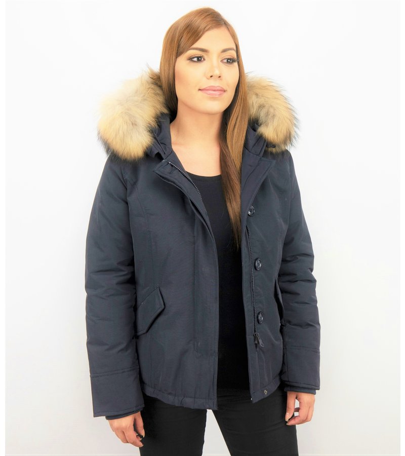 TheBrand Women Short Winter Jacket - Blue