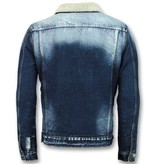 Wareen W Denim Trucker Jacket For Men - Blue