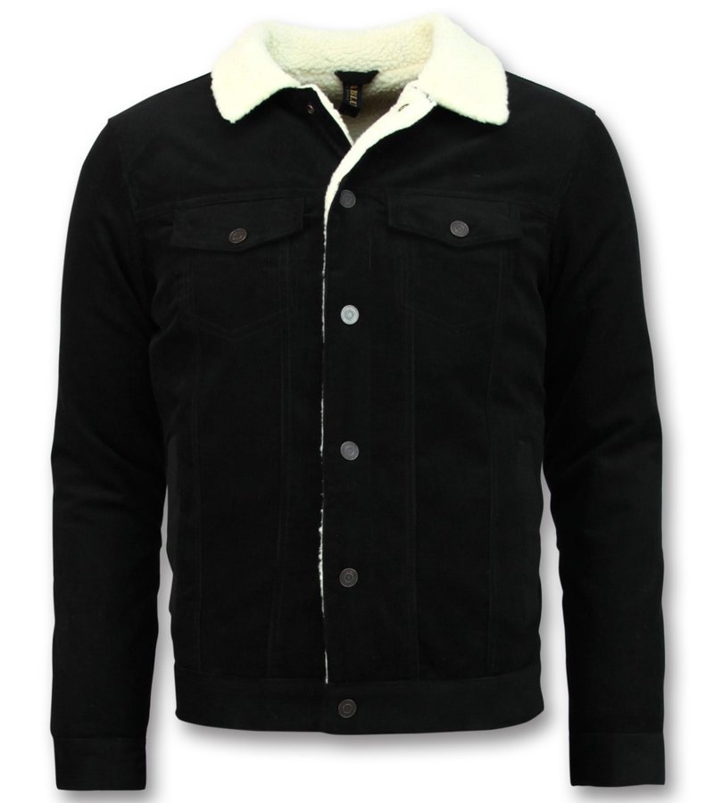 Palablu Sherpa Trucker Jacket Men - Black