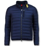 Enos Men Padded Jacket Short - Navy