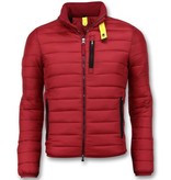 Enos Men Padded Jacket Short - Red