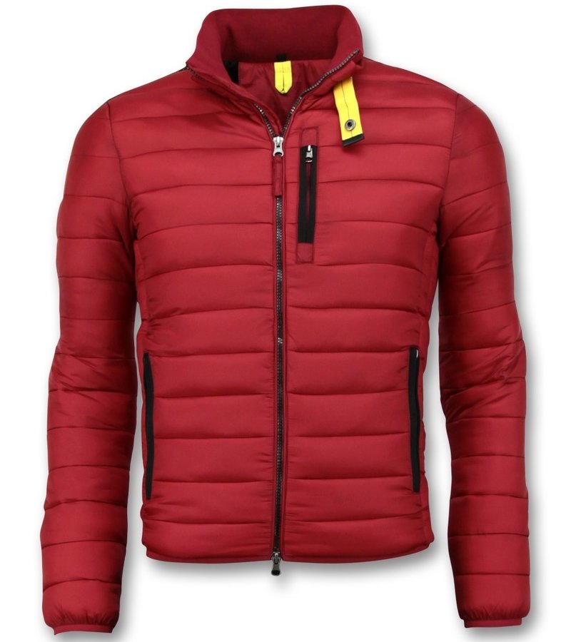 Enos Men Padded Jacket Short - Red