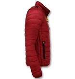 Enos Men Padded Jacket Short - Red