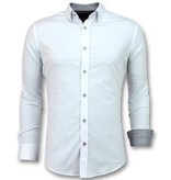 Gentile Bellini Men's Collar Shirts Plain - 3034 - White