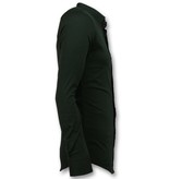 Gentile Bellini Men's Collar Shirts Plain - 3039 - Green