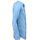 Gentile Bellini Men's Collar Shirts Plain - 3040 - Light Blue