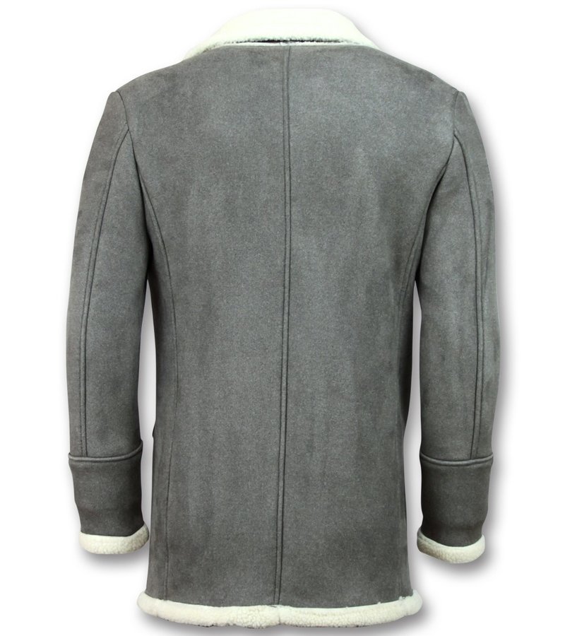 Frilivin Lammy Coat For Men - Grey