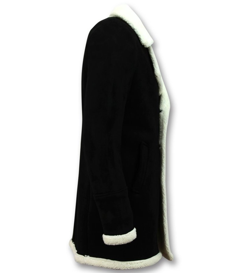 Frilivin Lammy Coat For Men - Black