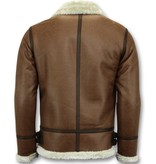 Tony Backer Men Shearling Jacket - Brown