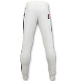 Local Fanatic TMT Floyd Mayweather Sweatpants - White