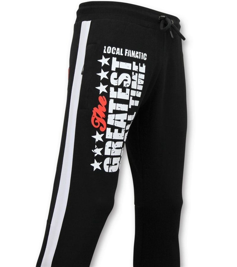 Local Fanatic Muhammad Ali Tracksuit Bottoms Men - Black