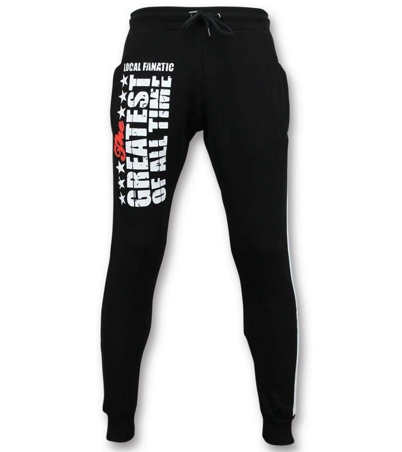 Local Fanatic Muhammad Ali Tracksuit Bottoms Men - Black