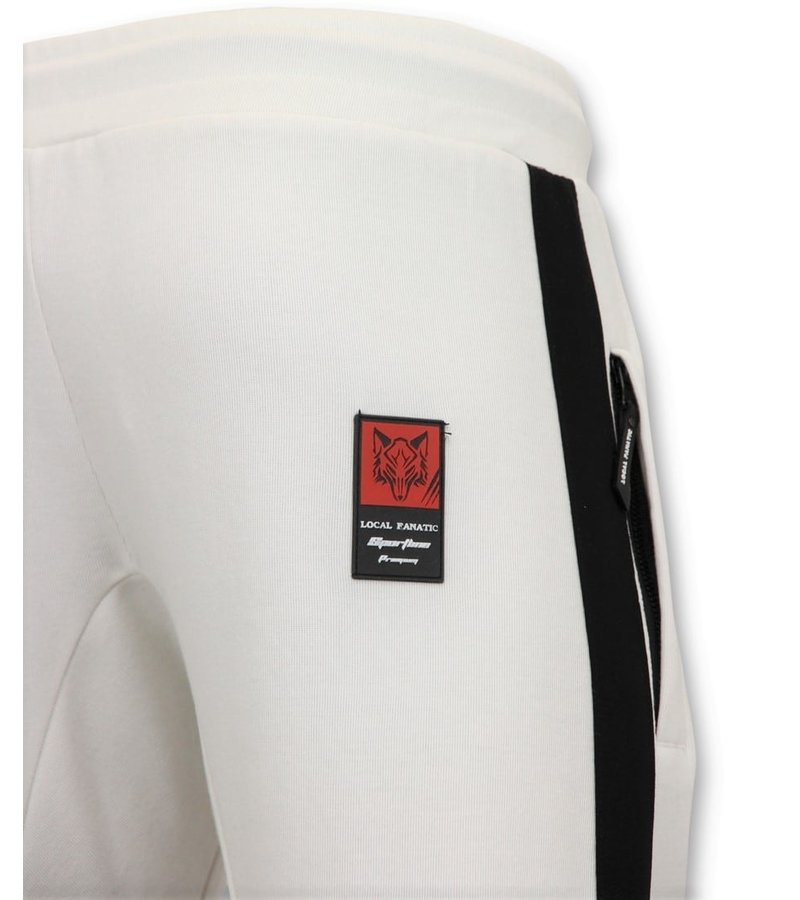 Local Fanatic Muhammad Ali Tracksuit Bottoms Men - White