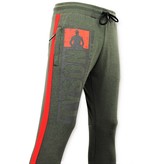 Local Fanatic Mike Tyson Tracksuit bottom Sweatpant - Green