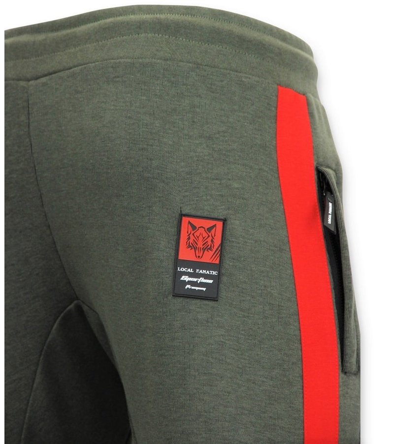 Local Fanatic Mike Tyson Tracksuit bottom Sweatpant - Green