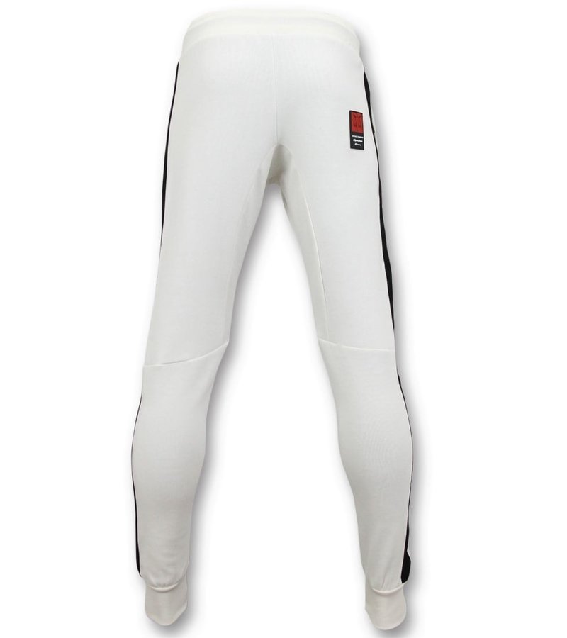 Local Fanatic Mike Tyson Tracksuit bottom Sweatpant - White