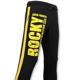 Local Fanatic  Rocky Balboa Tracksuit bottoms - Black