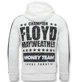 Local Fanatic TMT Floyd Mayweather Tracksuit Set - White