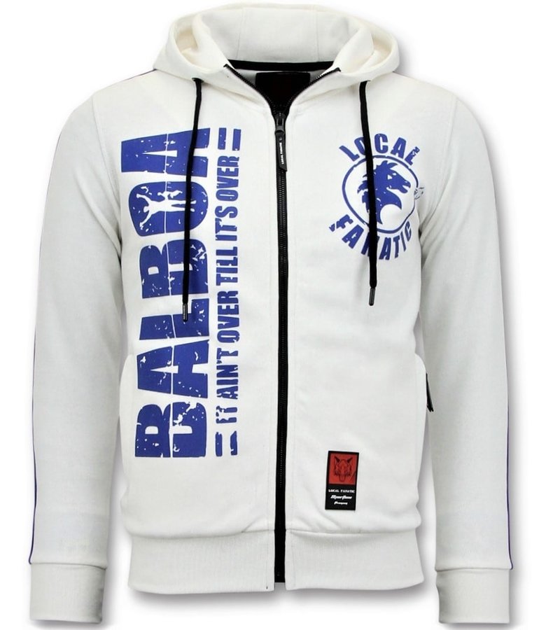 Local Fanatic Rocky Balboa Men Tracksuit Set - White