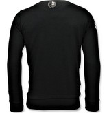 Local Fanatic Mario Printed Sweatshirt Men - Black