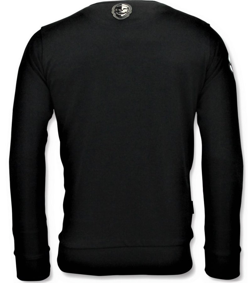 Local Fanatic Mario Printed Sweatshirt Men - Black