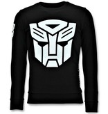 Local Fanatic  Transformers Printed Sweatshirt - Black
