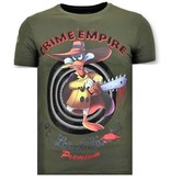 Local Fanatic Crime Empire Men T Shirt - Green