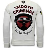 Local Fanatic Crime Empire Men Sweatshirt - White