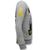 Local Fanatic Cosa Nostra Mafioso Sweatshirt Men  - Grey