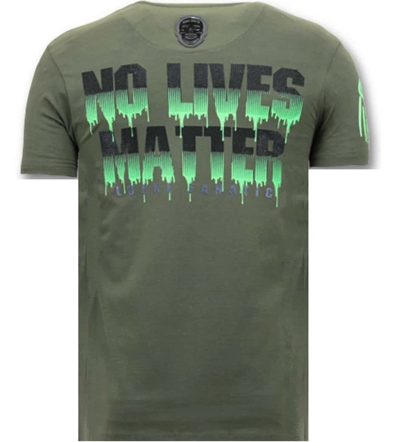 Local Fanatic Predator Hunter Printed Men T Shirt - Green