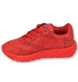 Cash Money Paint Splatter Shoes - CMS181 - Red