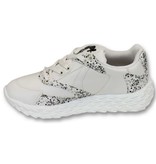 Cash Money Paint Splatter Shoes - CMS181 - White