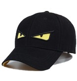 Enos Eye Printed Cap - Black