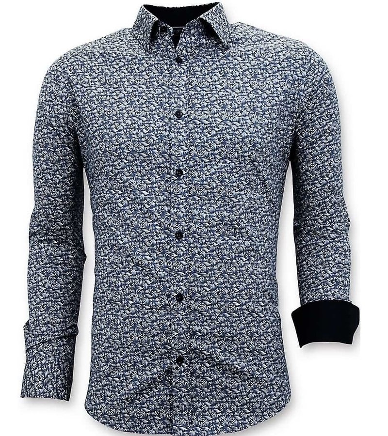 Tony Backer Tailored Collar Shirts Men - 3045 - Blue