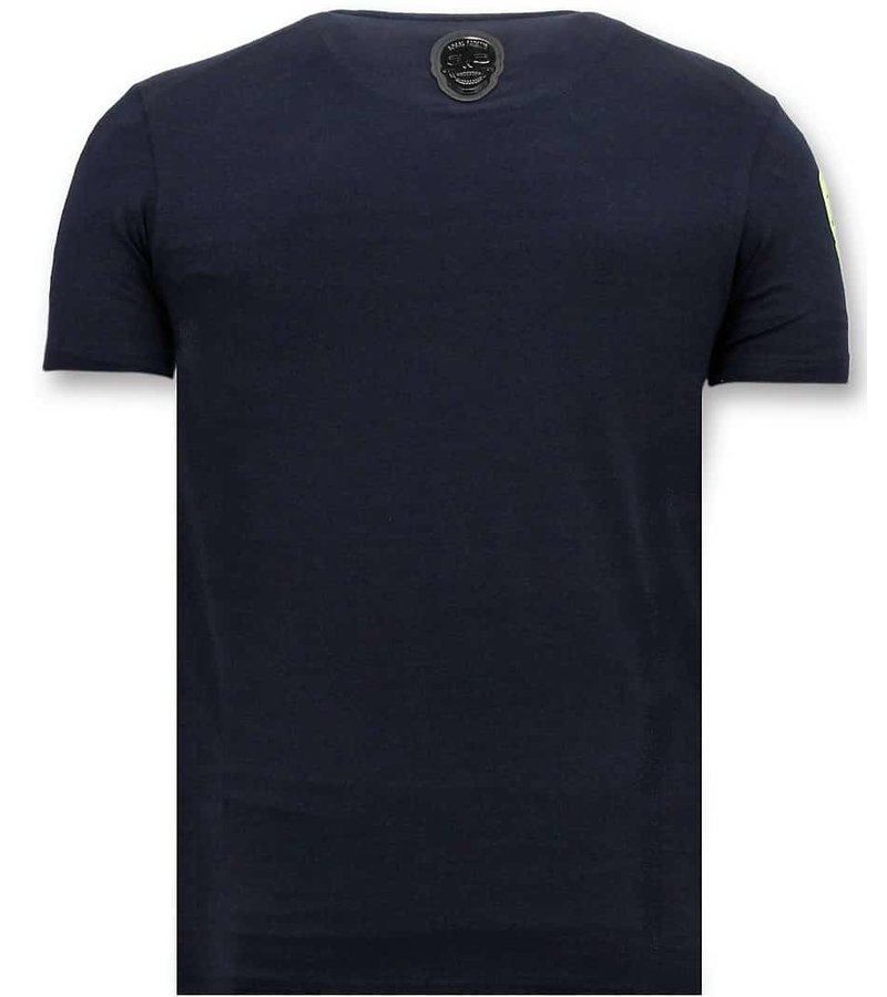 Local Fanatic Men T Shirt We Are Anonymous - Blue