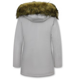 Matogla Fake Fur Winter Coat Women - 0681 - White