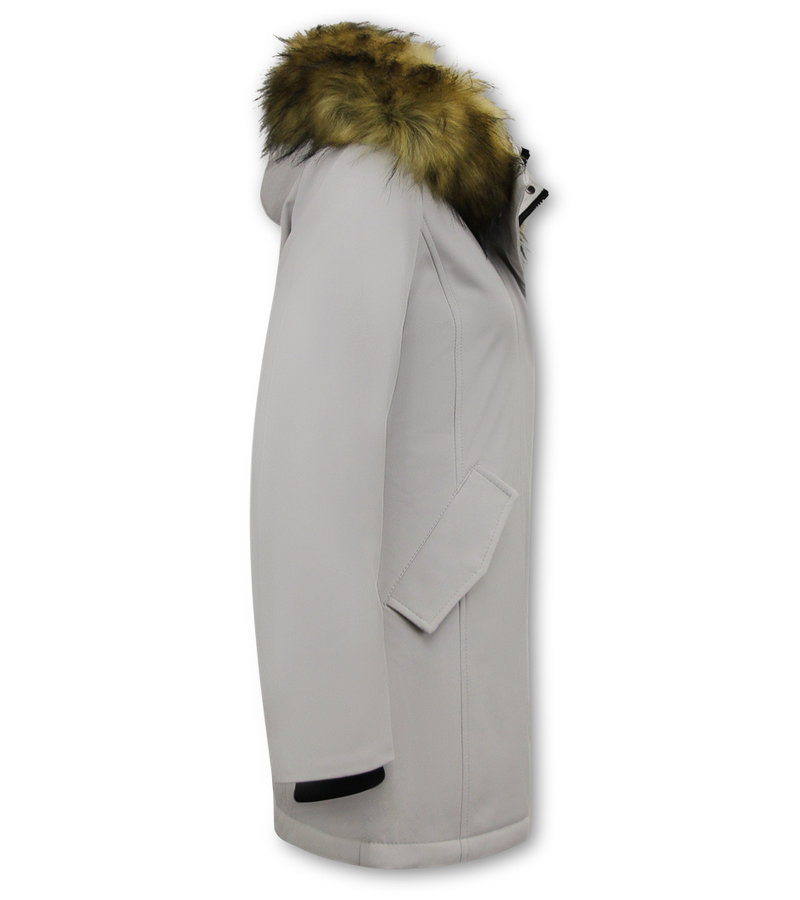 Matogla Fake Fur Winter Coat Women - 0681 - White