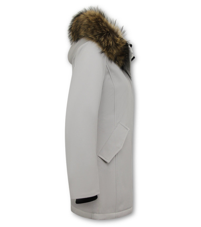 Matogla Fox Fur Winter Coat Women - 0681 - White