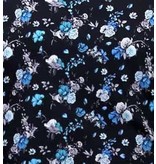 Tony Backer Flowers Painted Collar Shirts - 3066 - Blue