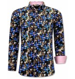 Tony Backer Printed Men Shirts - 3068 - Black