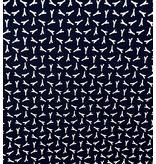 Tony Backer Printed Shirt For Men - 3077 - Navy